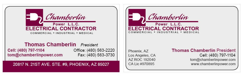 Chamberlin Electric-Thomas Chamberlin