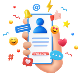 Visibly Media social media icons